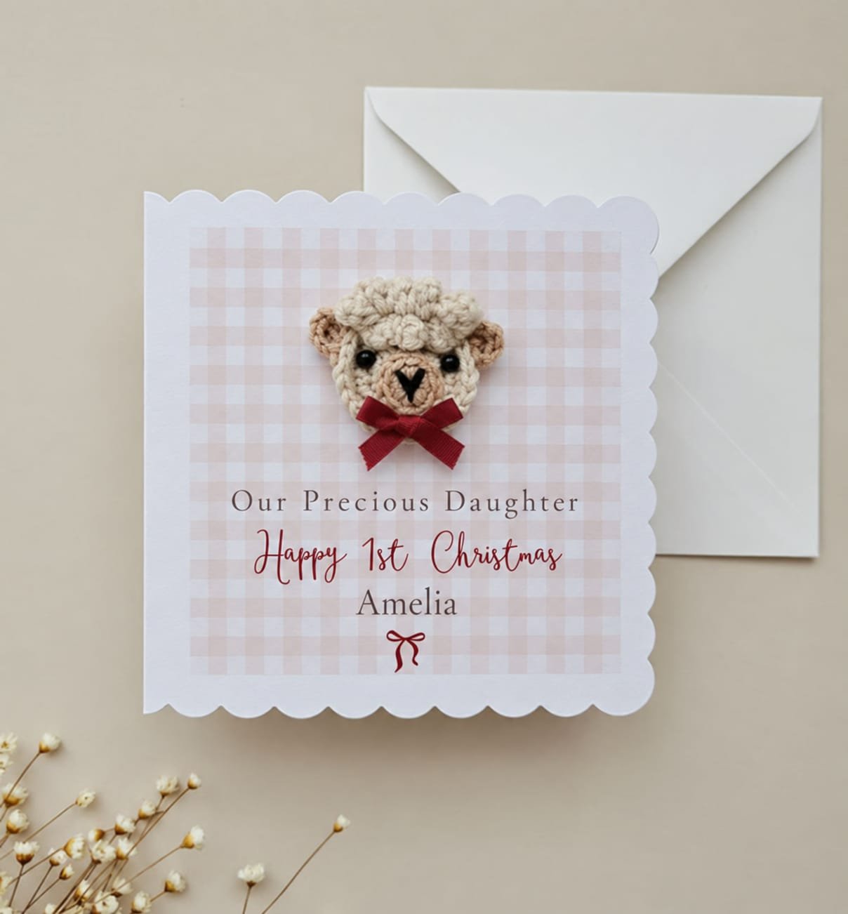 Happy First Christmas Baby Keepsake